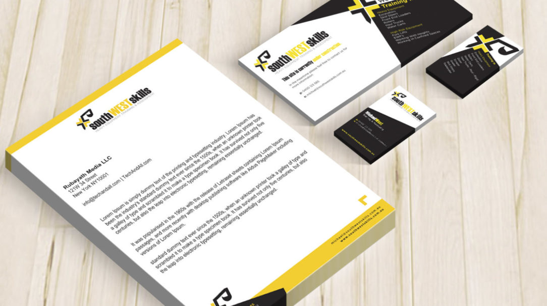 outh West Skills Branded Stationery