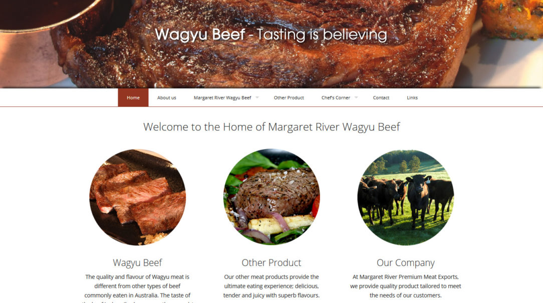 Margaret River Premium Meat Exports Website